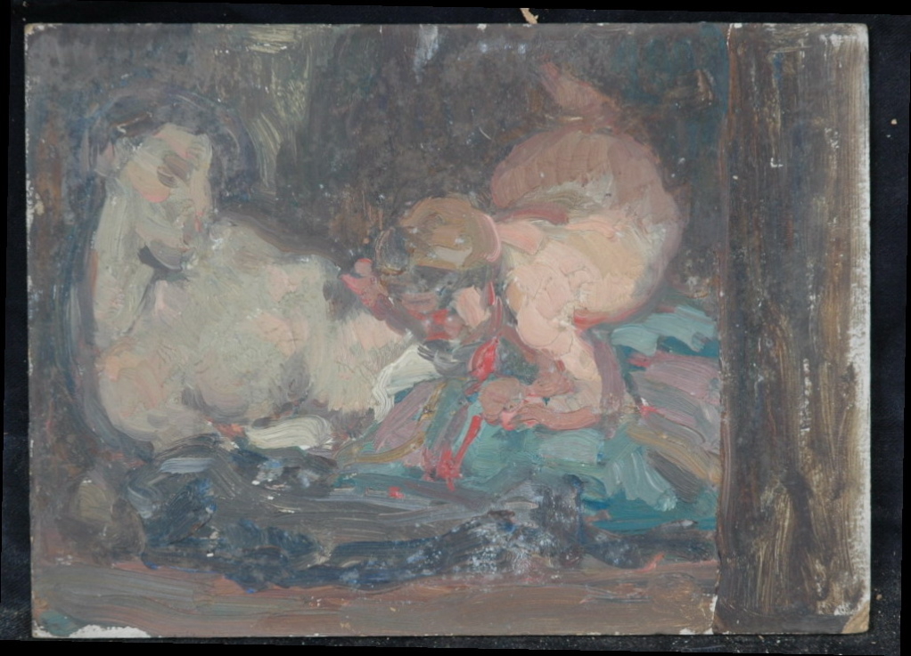 Détail du tableau "Les massacres de Scio" d'Eugène Delacroix_0