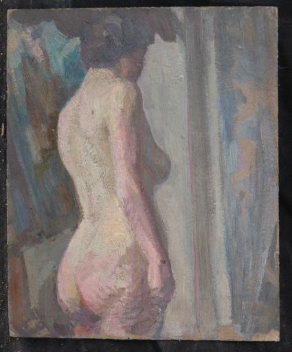 Académie de femme nue, vue de dos, Valentine Reyre, 1905-1910
