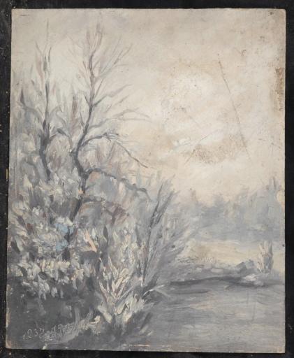 Paysage d'arbres, Valentine Reyre, 1903