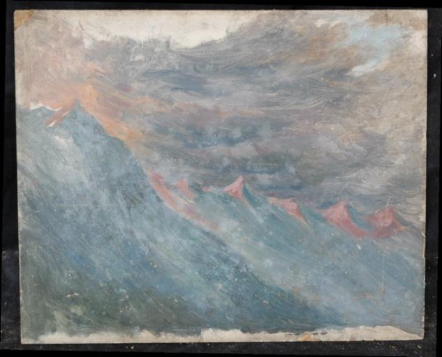 Paysage de montagne en Auvergne, le Mont Dore, Valentine Reyre, 1909