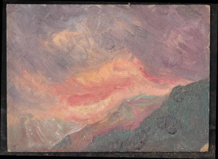 Paysage de montagne en Auvergne, le Mont Dore, Valentine Reyre, 1909