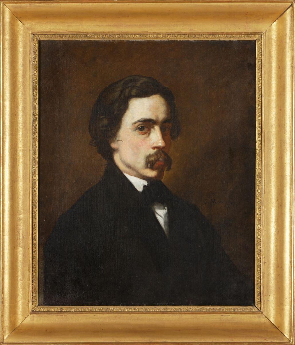 Portrait d'homme, Charles Monginot, 1850 vers