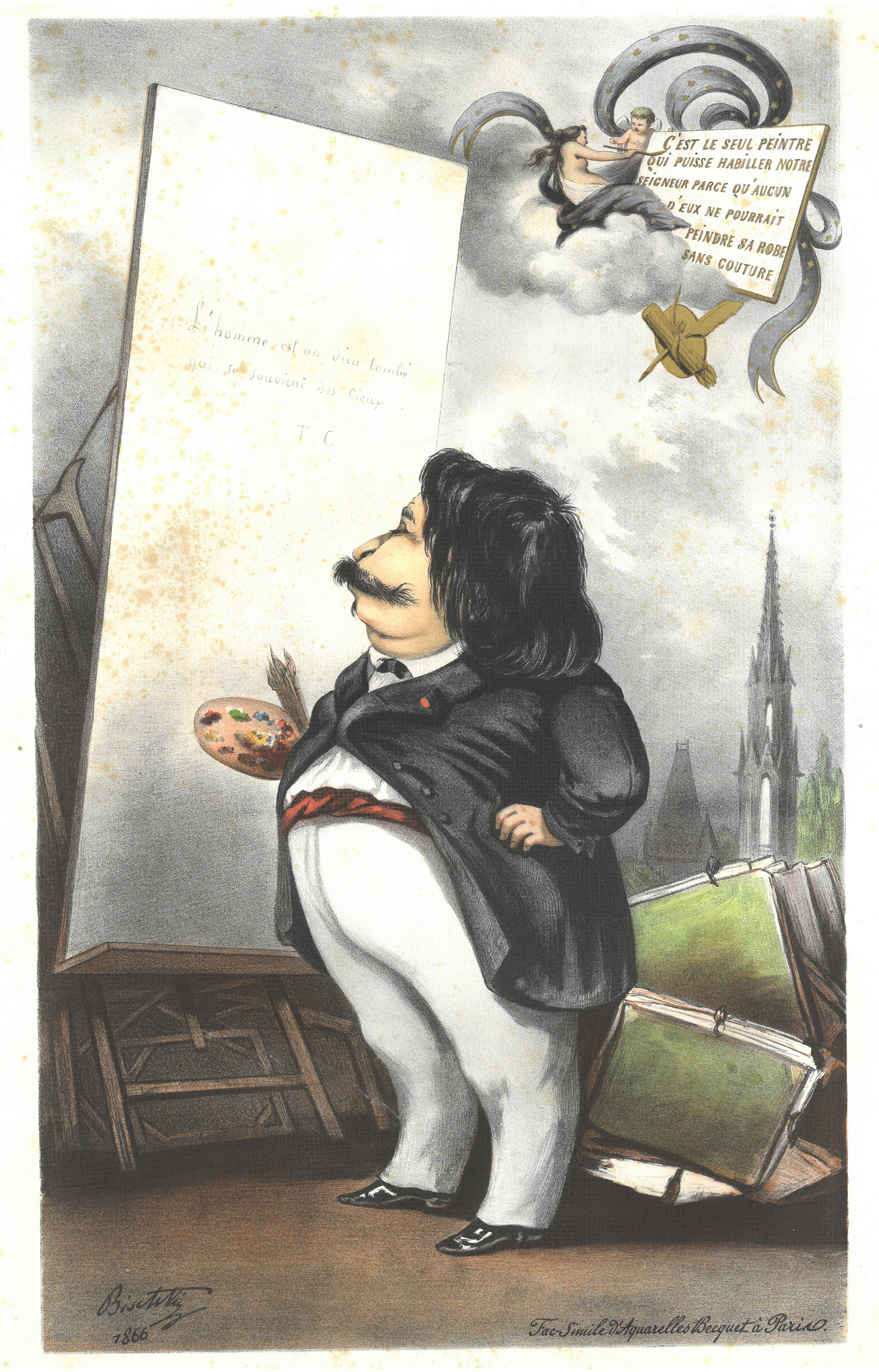 Caricature de Thomas Couture_0