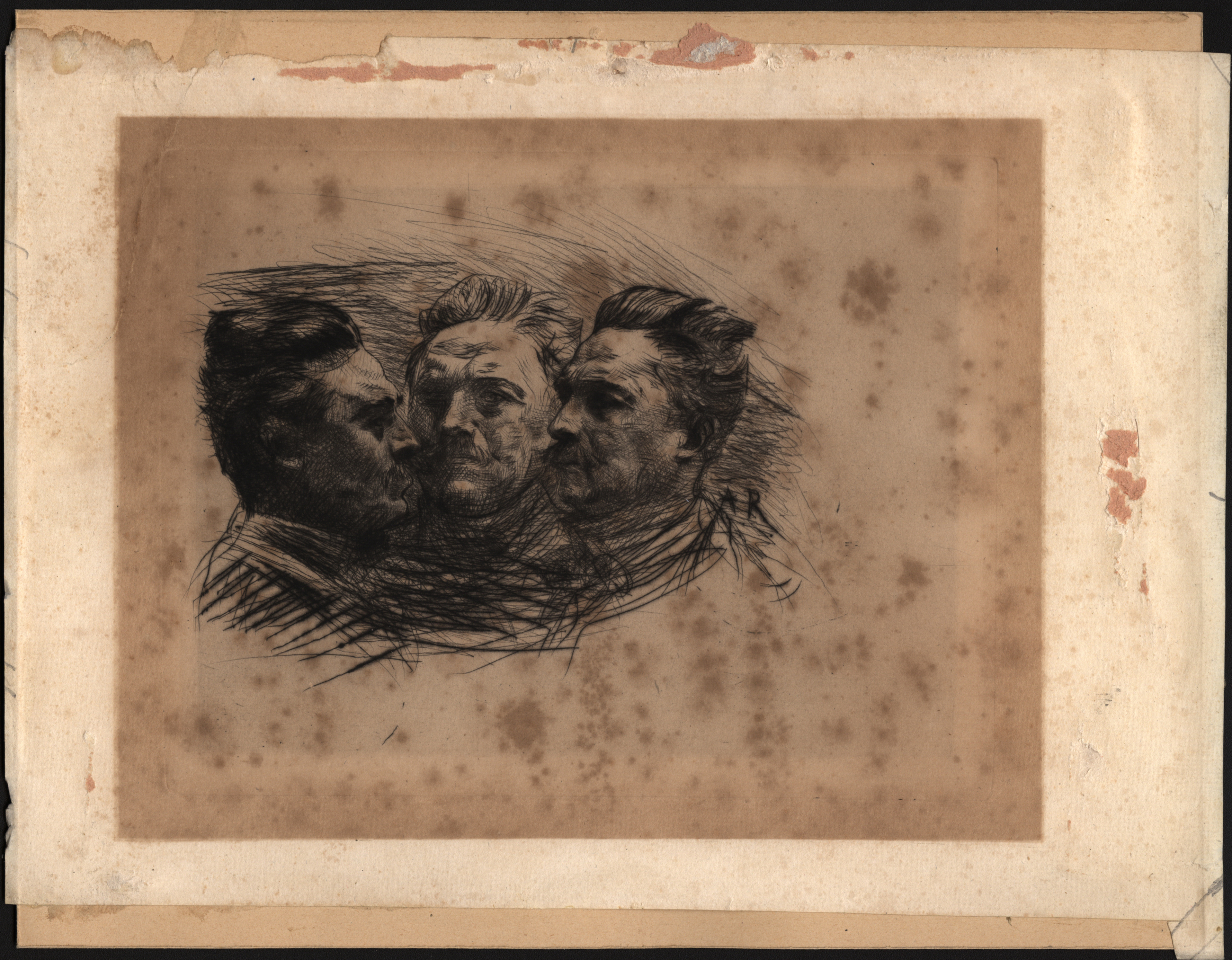 Triple portrait de Henry Becque (titre factice)_0