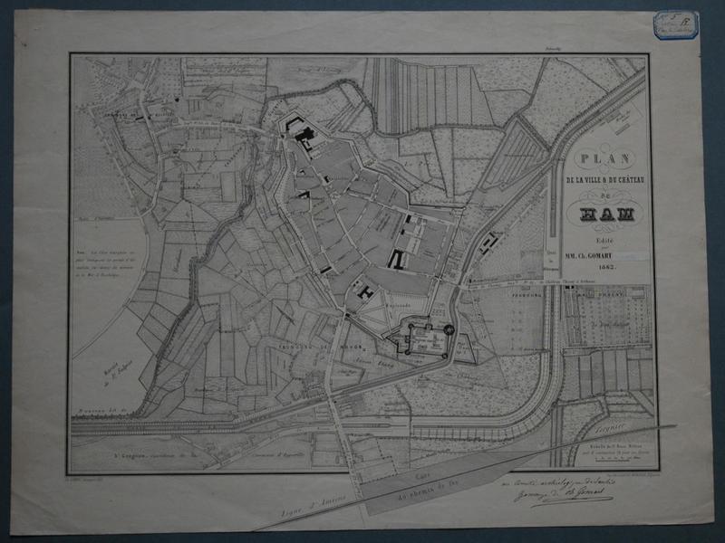 Plan de la ville et du château de Ham (titre inscrit)_0