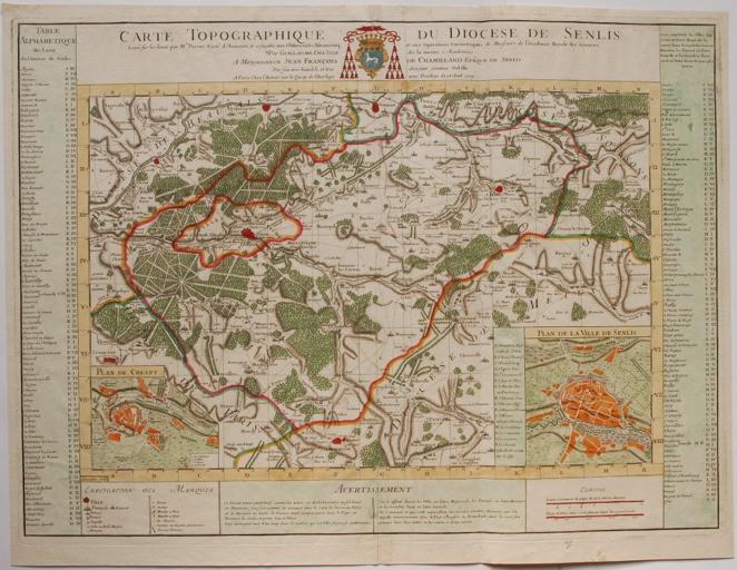 Carte topographique du diocèse de l'Oise_0