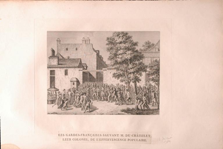 Les Gardes-Françaises sauvant leur colonel, 12 juillet 1789 (titre factice)_0