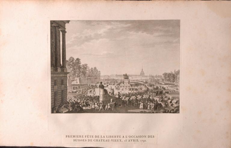 Fête de la Liberté, 15 avril 1792 (titre factice), Jean-Louis Prieur, 1792 vers