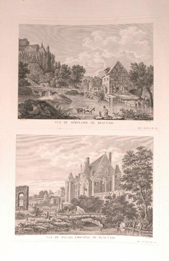 Vues du Séminaire et du palais épiscopal, Beauvais (Oise)_0