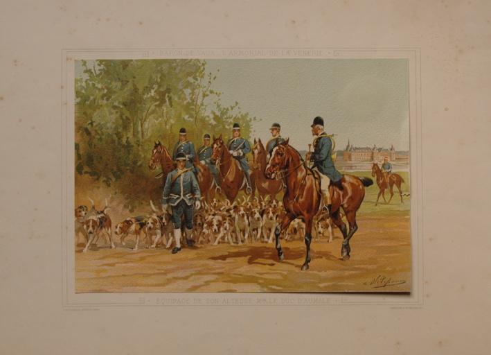 Equipage du duc d'Aumale, Charles Olivier De Penne, 19e siècle
