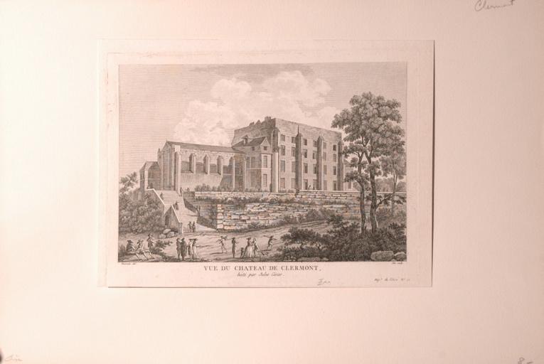 Vue du château de Clermont_0