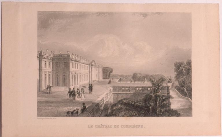 Le château de Compiègne (Oise), Emile Rouargue, 19e siècle