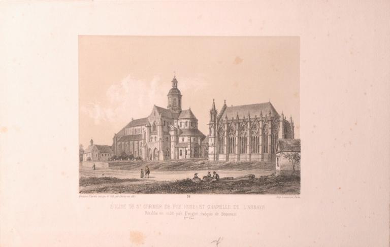 Eglise de Saint Germer et chapelle de l'abbaye (Oise)_0