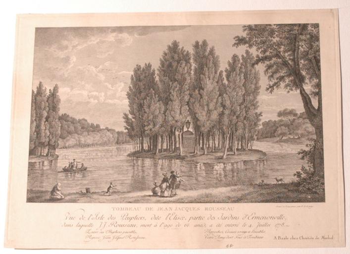 Tombeau de J.J. Rousseau, Ermenonville (Oise)_0