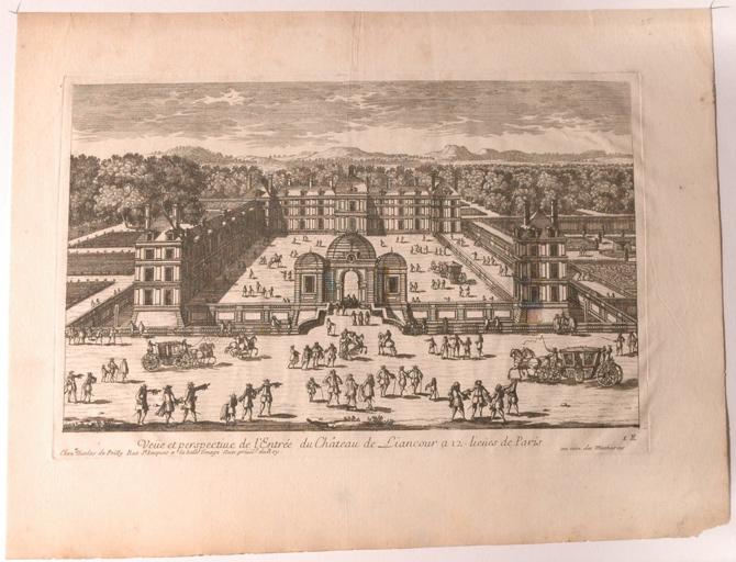 Vue de l'entrée du château de Liancourt (Oise)_0