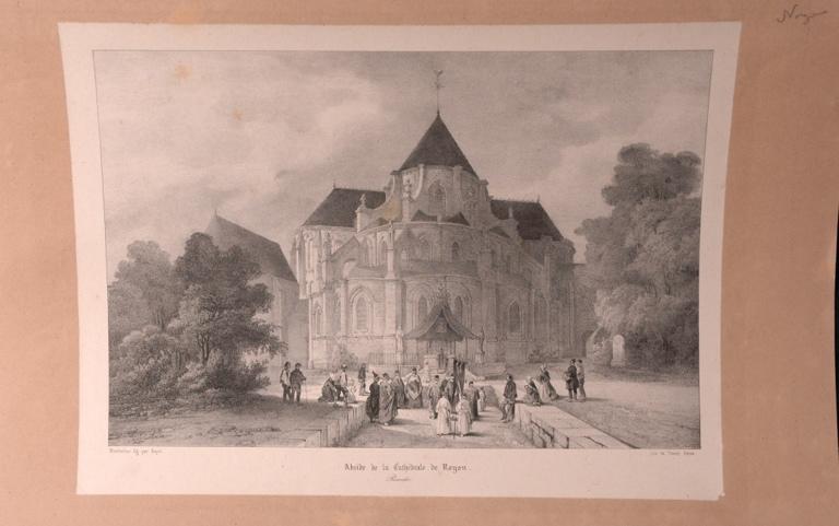 Abside de la cathédrale de Noyon (Oise)_0