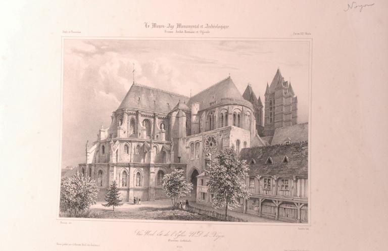 Vue Nord-Est de la cathédrale de Noyon (Oise)_0