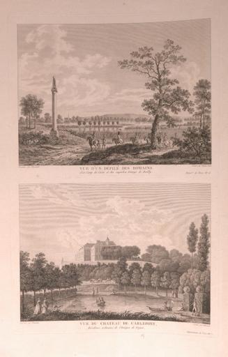 Vues d'un défilé de Romains et du château de Carlepont (Oise)_0
