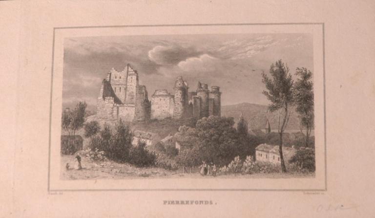 Ruines du château de Pierrefonds (Oise) (titre factice)_0