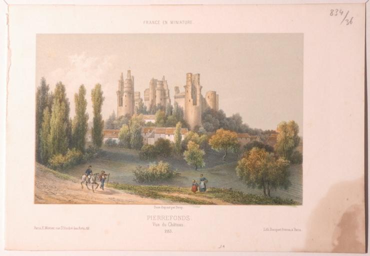 Ruines du château de Pierrefonds (Oise) (titre factice)_0