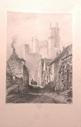 Pierrefonds, rue du bourg (Oise)_0
