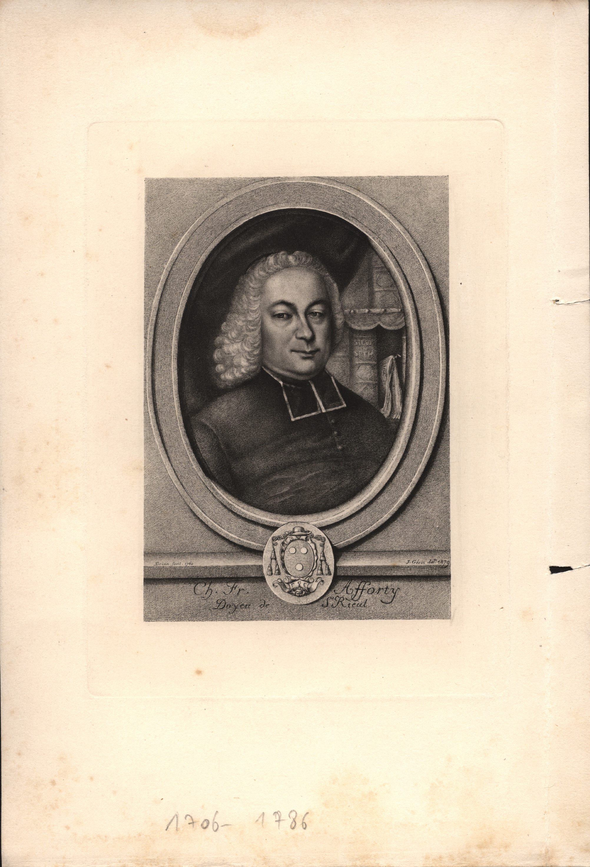 Portrait du chanoine Afforty (1706-1786) (titre factice)_0