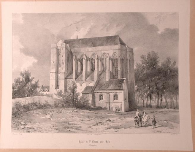 Eglise de Saint Martin-aux-Bois (Oise), Adrien Dauzats