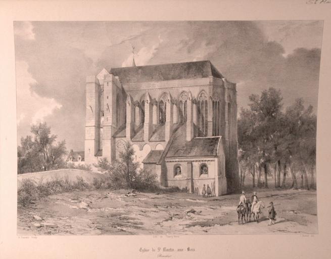 Eglise de Saint Martin-aux-Bois (Oise), Adrien Dauzats