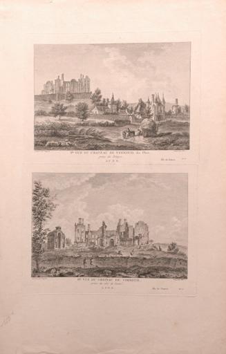 Deux vues du château de Verneuil (Oise)_0
