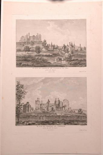 Deux vues du château de Verneuil (Oise)_0