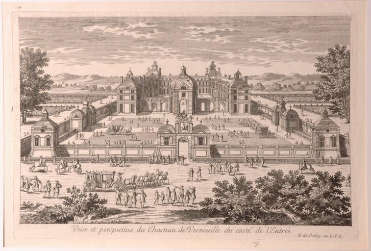 Vue et perspective du château de Verneuil (Oise)_0