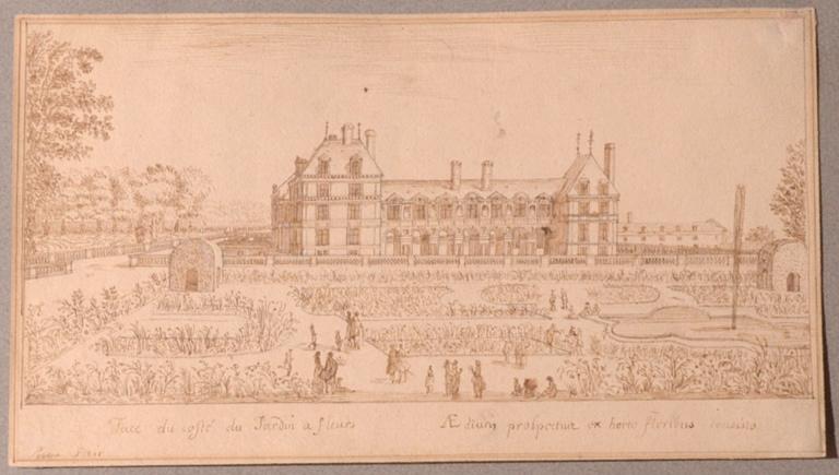 Vue d'un château, côté jardin (titre factice)_0