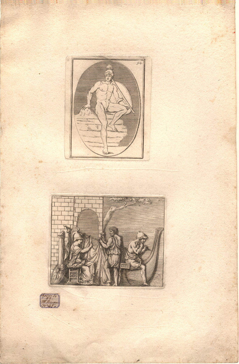 Guerrier assis # deux hommes et une femme (titre ancien)_0