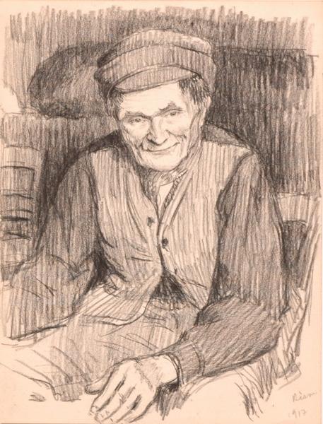Portrait de vieil homme assis (titre factice)_0