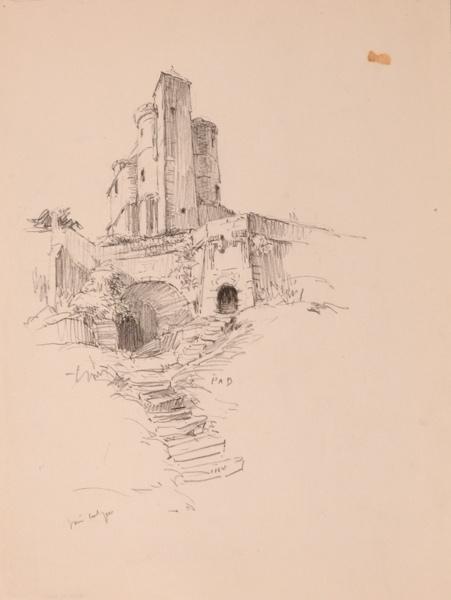 Ruines du château-fort, Pernant (titre factice)_0