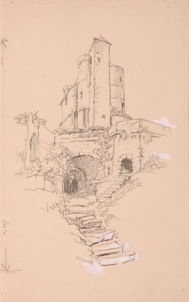 Ruines du château-fort, Pernant (titre factice)_0