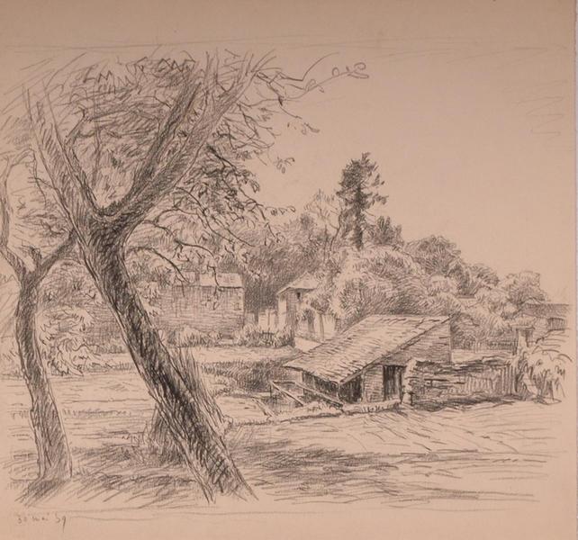 Le lavoir à Saint-Léonard (titre factice)_0