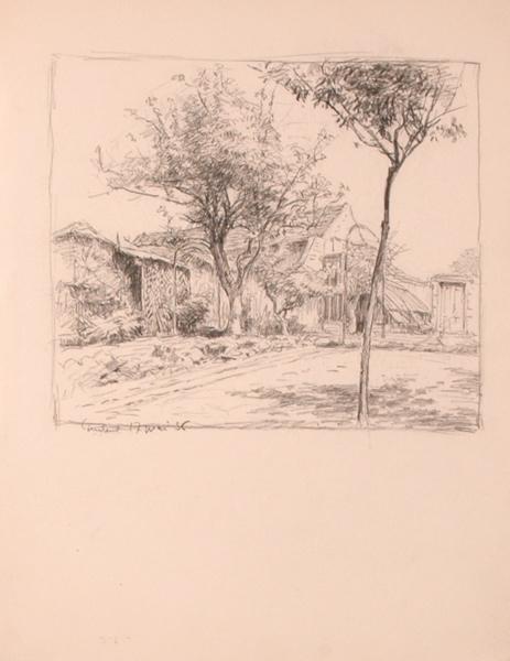Le jardin du côté de la serre, Courteuil (titre factice)_0