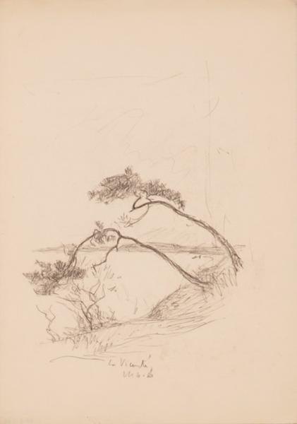 Le Vicomté (près de Saint-Malo), vue sur la Rance (titre factice)_0