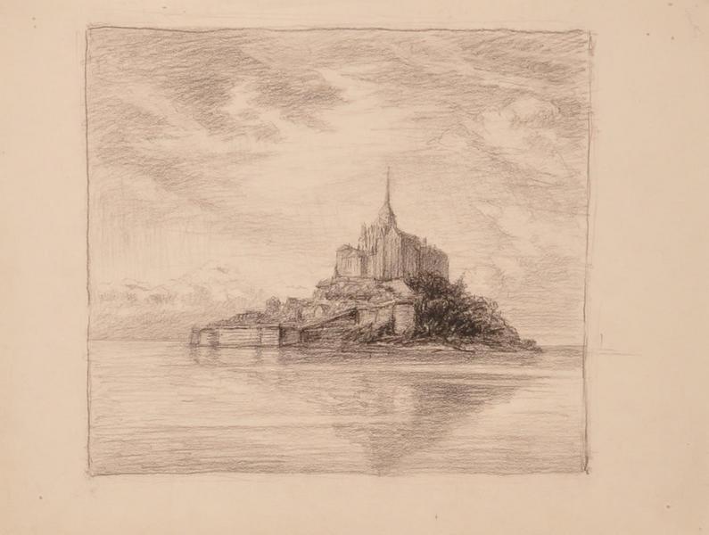 Le Mont Saint-Michel à marée haute (titre factice)_0