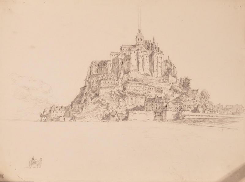 Le Mont Saint-Michel à marée basse (titre factice)_0