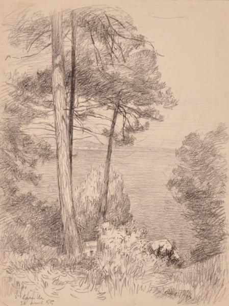 Villa sainte Camille # croquis au dos (titre factice)_0