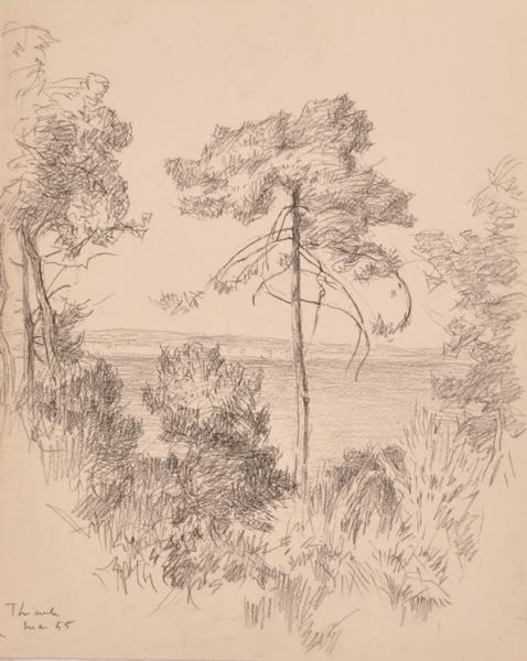 Théoule, vue sur la mer (titre factice)_0