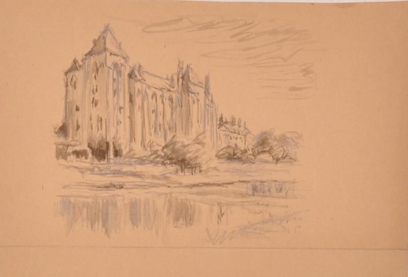 L'abbaye de Solesmes (titre factice)_0