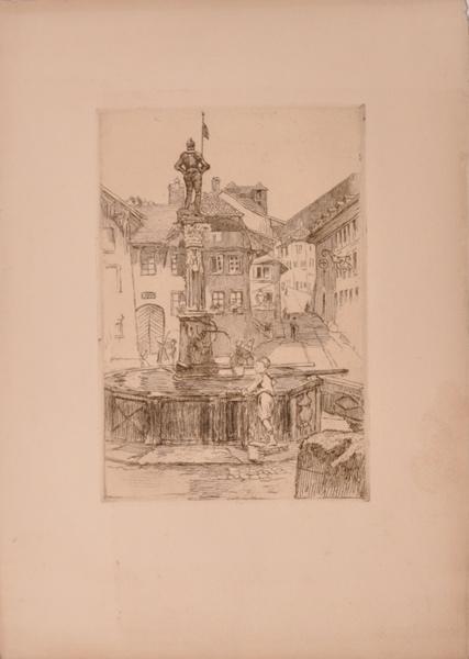 Fribourg, fontaine de la Prudence ou de la Fidélité (titre factice)_0