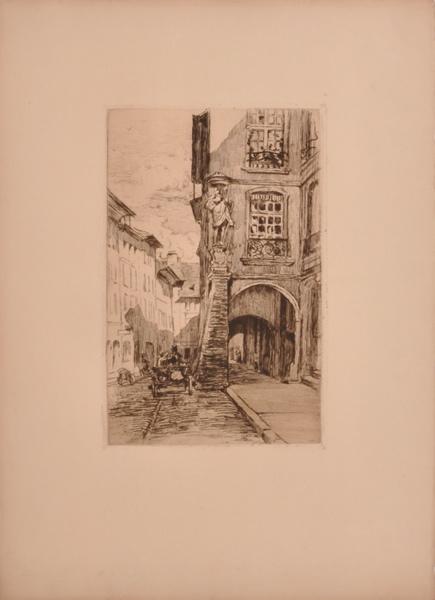 Fribourg, rue de Lauzanne (titre factice)_0