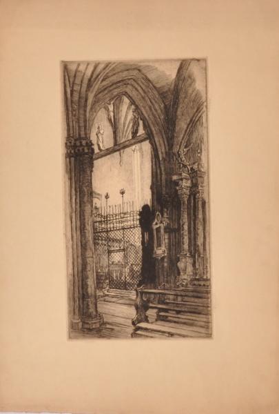 Fribourg, intérieur de la Collégiale de Saint-Nicolas (titre factice)_0
