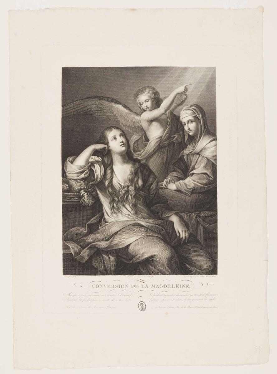 Conversion de la Magdeleine (titre inscrit), Antoine Alexandre Morel, 1816