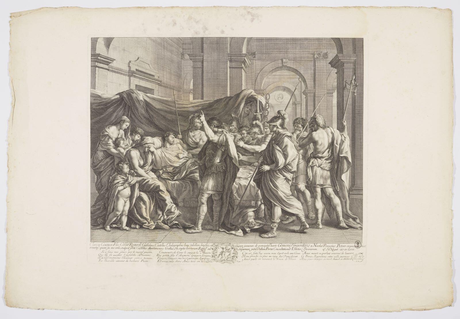 La mort de Germanicus (titre factice), Guillaume Chasteau, 1635-1683