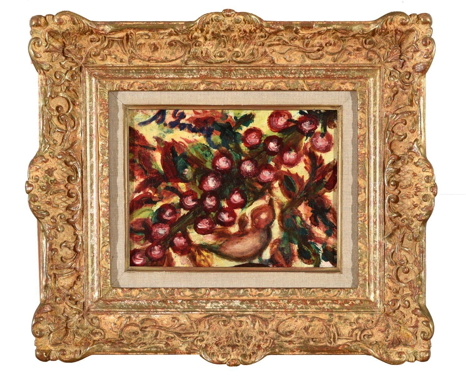 Oiseau et branche de cerisier, Séraphine Louis, 1915-1931